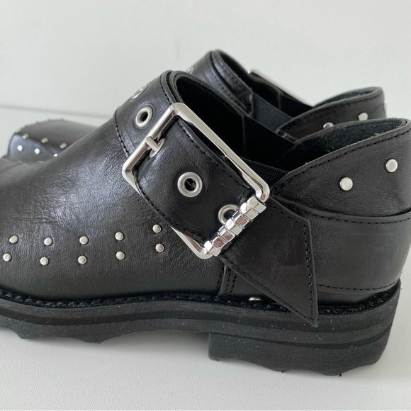 John Fluevog Foyt Slip-On Buckle Shoes - Picture 6 of 12